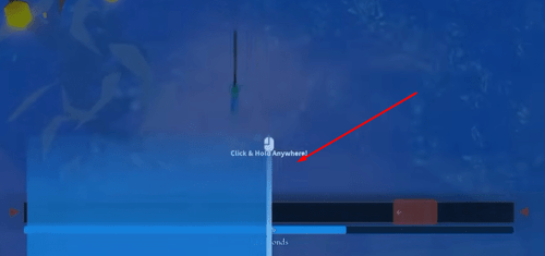 A seal breaking minigame in Fisch