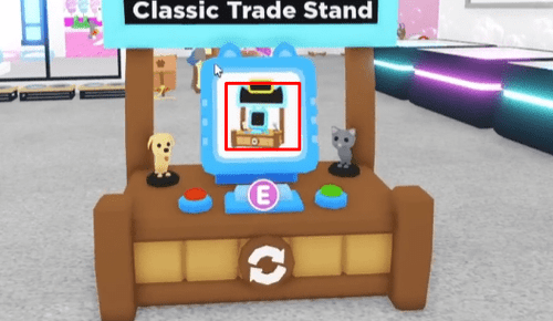 A Classic Trading Stand selling a Classic Trading Stand in Adopt Me
