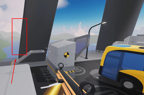 The pillar in the Bridge map in RIVALS