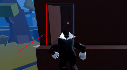 The secret entrance to the Ancient Monk's spot in Blox Fruits