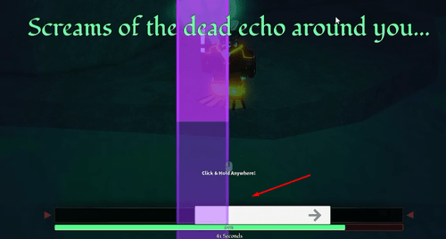 The Hades Layer minigame in Fisch