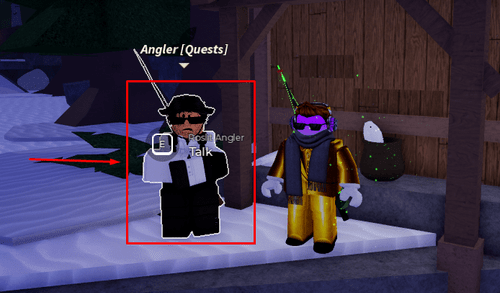 An Angler in Fisch