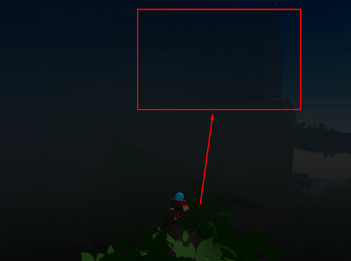 The path to the last part of the climb in Slayers 2