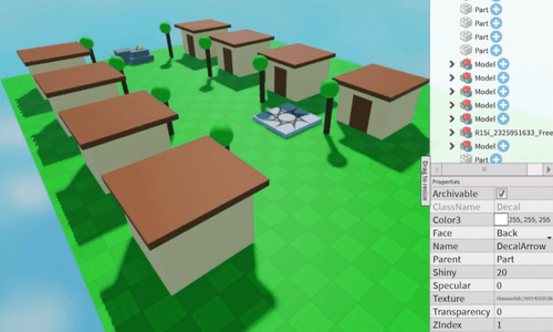 POV of someone developing a game on Roblox