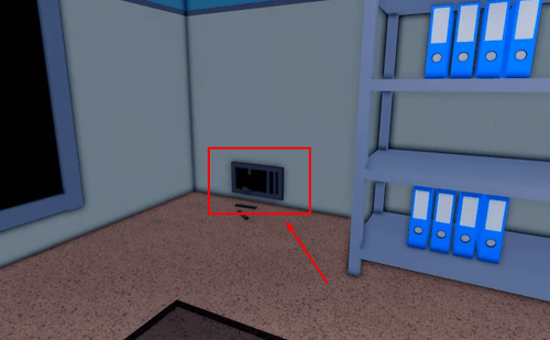 The broken vent cover in Animal Hospital