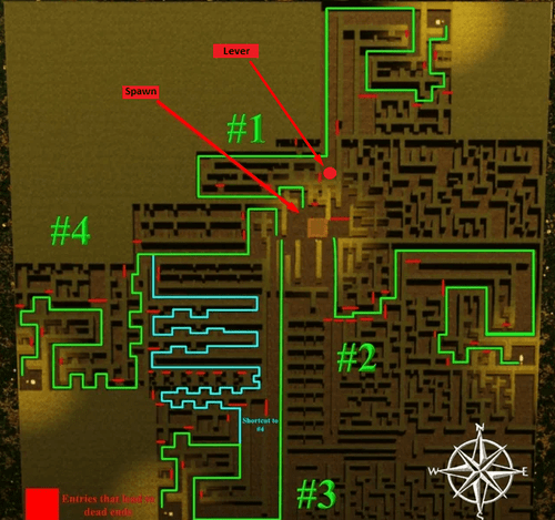 Slap Battles Elude Maze map