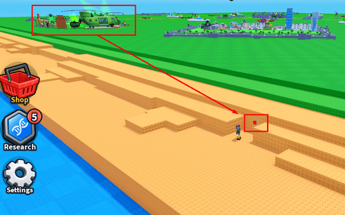 Red Button #3 location in Mini War