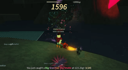 Fishing in The Depths in Fisch