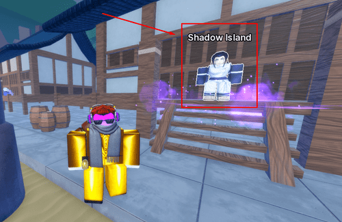 The Shadow Island NPC in Jujutsu: Zero