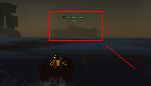 Everturn Forest island in Fisch