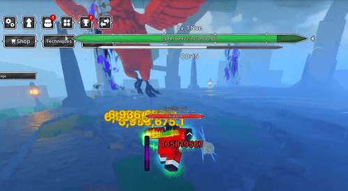 The raid version of Nue in Jujutsu: Zero