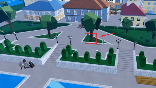 The Buried Treasure location in Blox Fruits