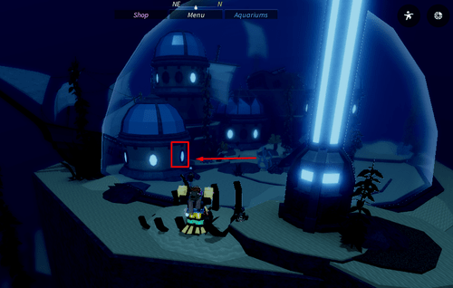 The entrance to Monty's Lab in Fisch