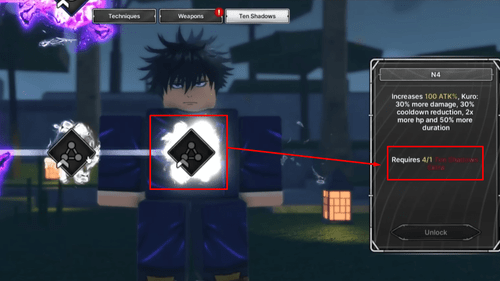 The final node of a Shikigami's upgrades in Jujutsu: Zero