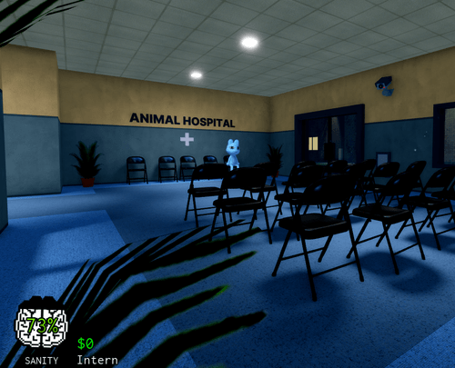 The Lobby / Waiting Area in Animal Hospital