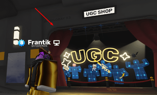 The UGC shop in RIVALS