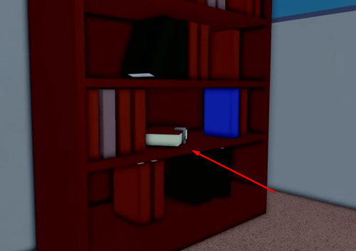 The bookshelf and usable book in Animal Hospital
