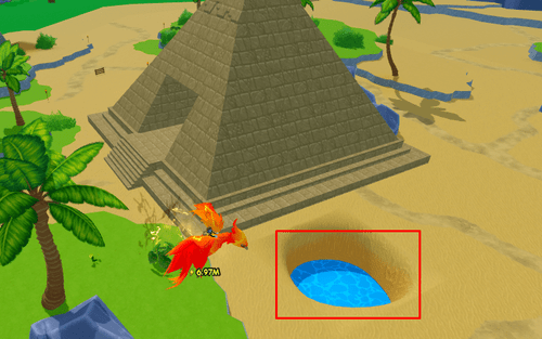 Black Hole Egg location 8 in Ride A Pet