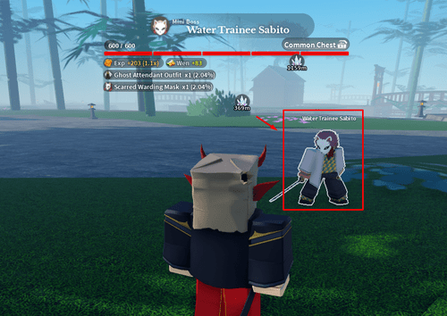 Water Trainee Sabito in Slayers 2