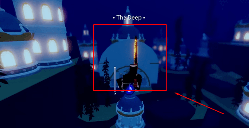 The central hub of The Deep in Fisch