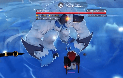 The Yeti Demon boss in Slayers 2