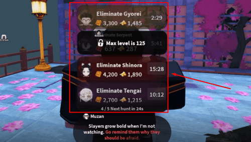 Muzan's task interface in Slayers 2