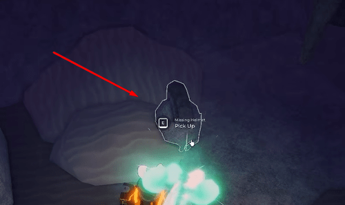 The Missing Helmet in Fisch