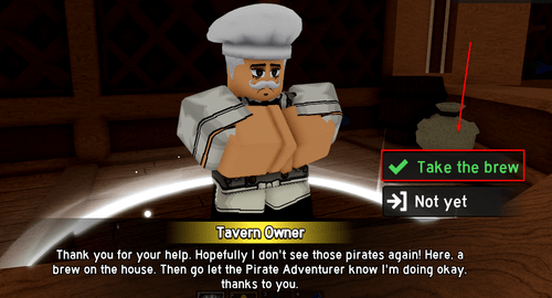 The Tavern Owner in Blox Fruits