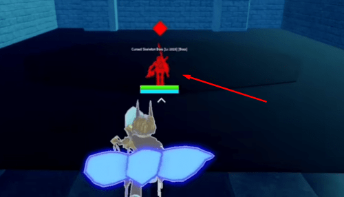 The Cursed Skeleton Boss in Blox Fruits