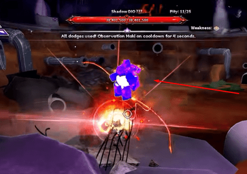 Fighting Shadow Dio in Legacy Piece