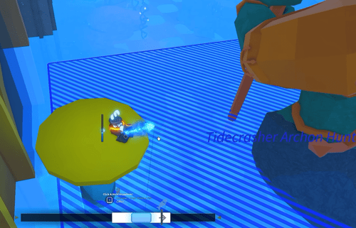 Fishing the Tidecrasher Archon in Fisch