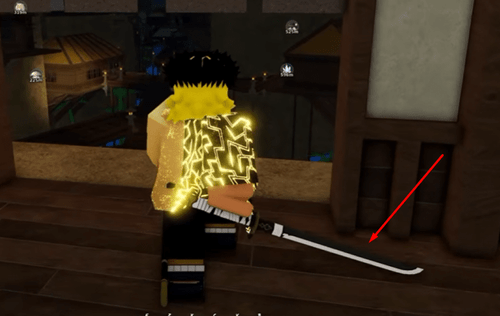 The Nightfall Katana in Slayers 2