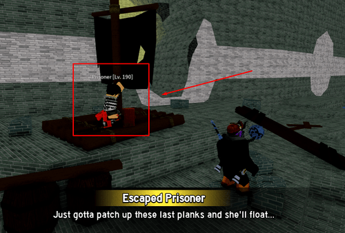 Prisoner #1 in Blox Fruits