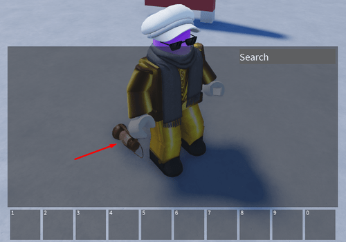Dropping the lantern in Roblox