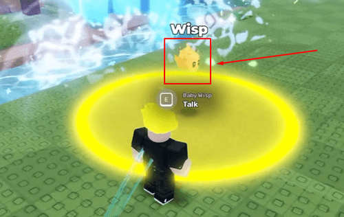 The Baby Wisp in Steal An Egg