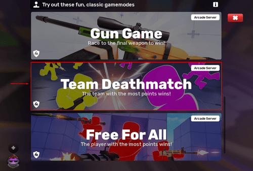 The Team Deathmatch mode in RIVALS