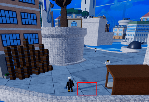 The rope's location in Blox Fruits