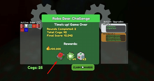 A Red Drive in Bee Swarm Simulator