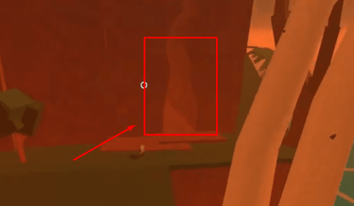The crack on the side of Prehistoric Island in Blox Fruits