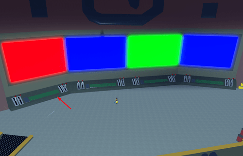 The colored screens in Blox Fruits