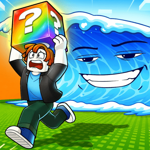 Tsunami Escape For Lucky Blocks