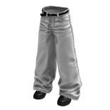 White Bootcut Denim Jeans