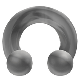 ✞ : 0g silver horseshoe septum piercing