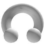 ✞ : 0g white horseshoe septum piercing