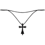 メ black cross necklace 1.0 