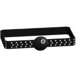 (1.0) 8 Ball Diamond Crusted Belt 