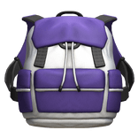 🧇 Eleven's Stranger Things Purple Backpack 1.0