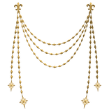 1.0 Back chains in gold