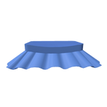 💖1.0 beautiful simple blue skirt