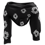 [1.0] Black Denim Tears Shoulder Hoodie